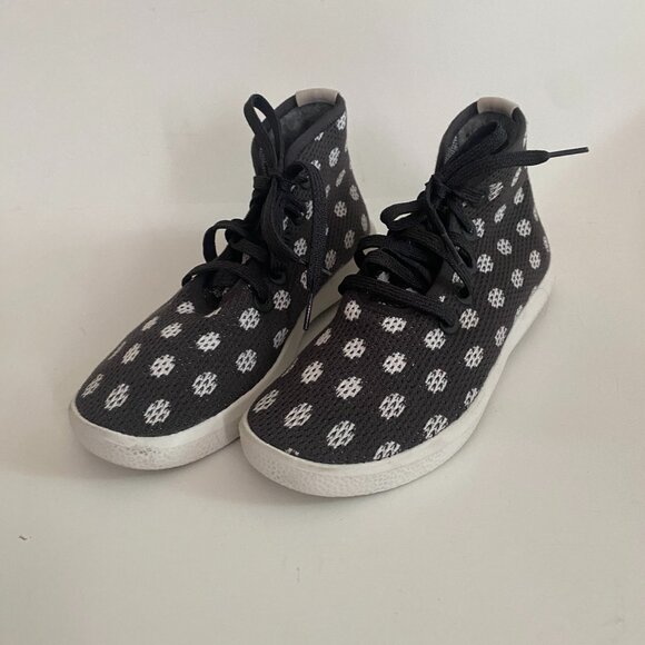 Allbirds Tree Topper Polkadot Multicolor High Top Lace Up Sneakers S7 Boho 0519
